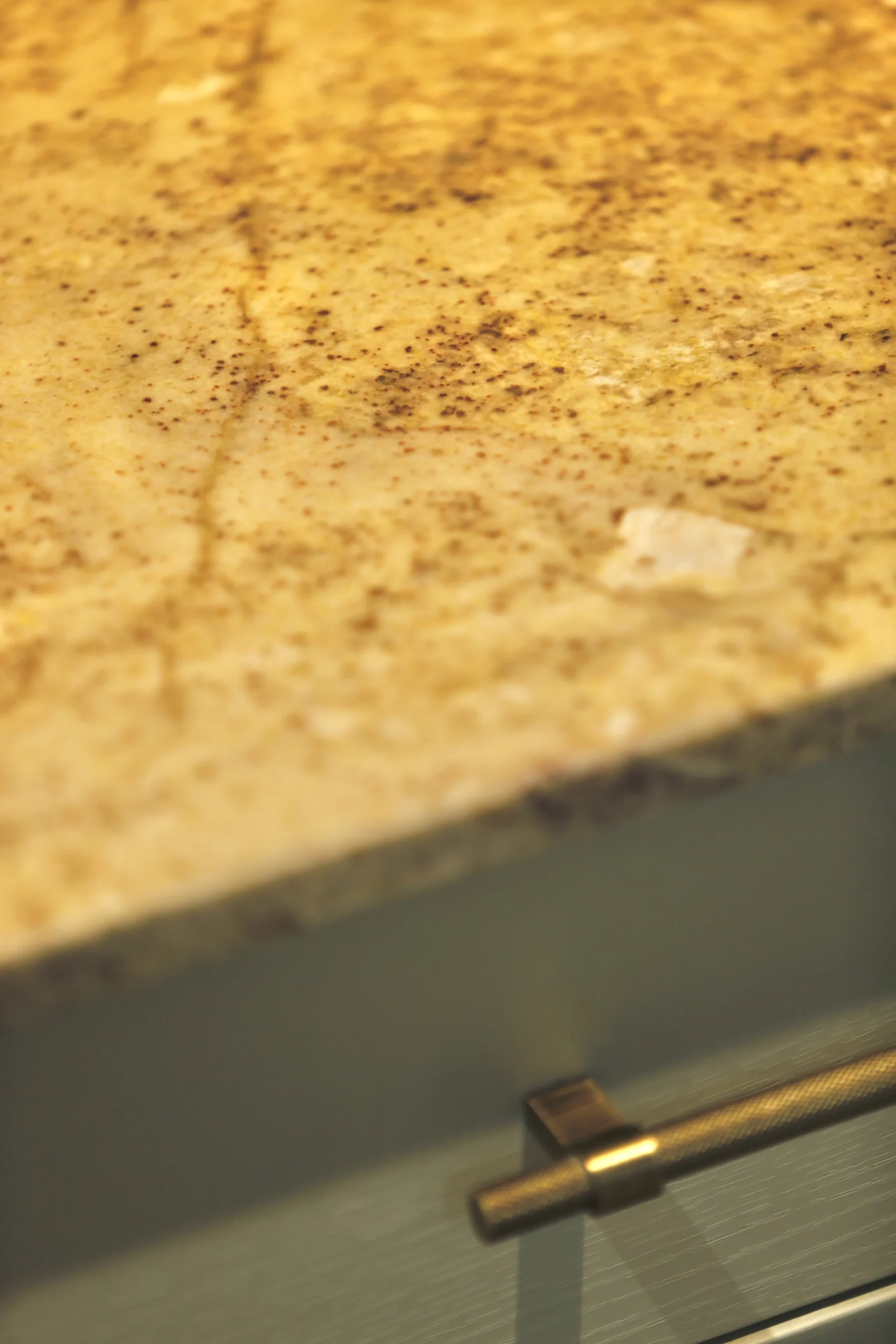 a close up of a counter top with a knife at Havendale Accessible Holiday Cottage