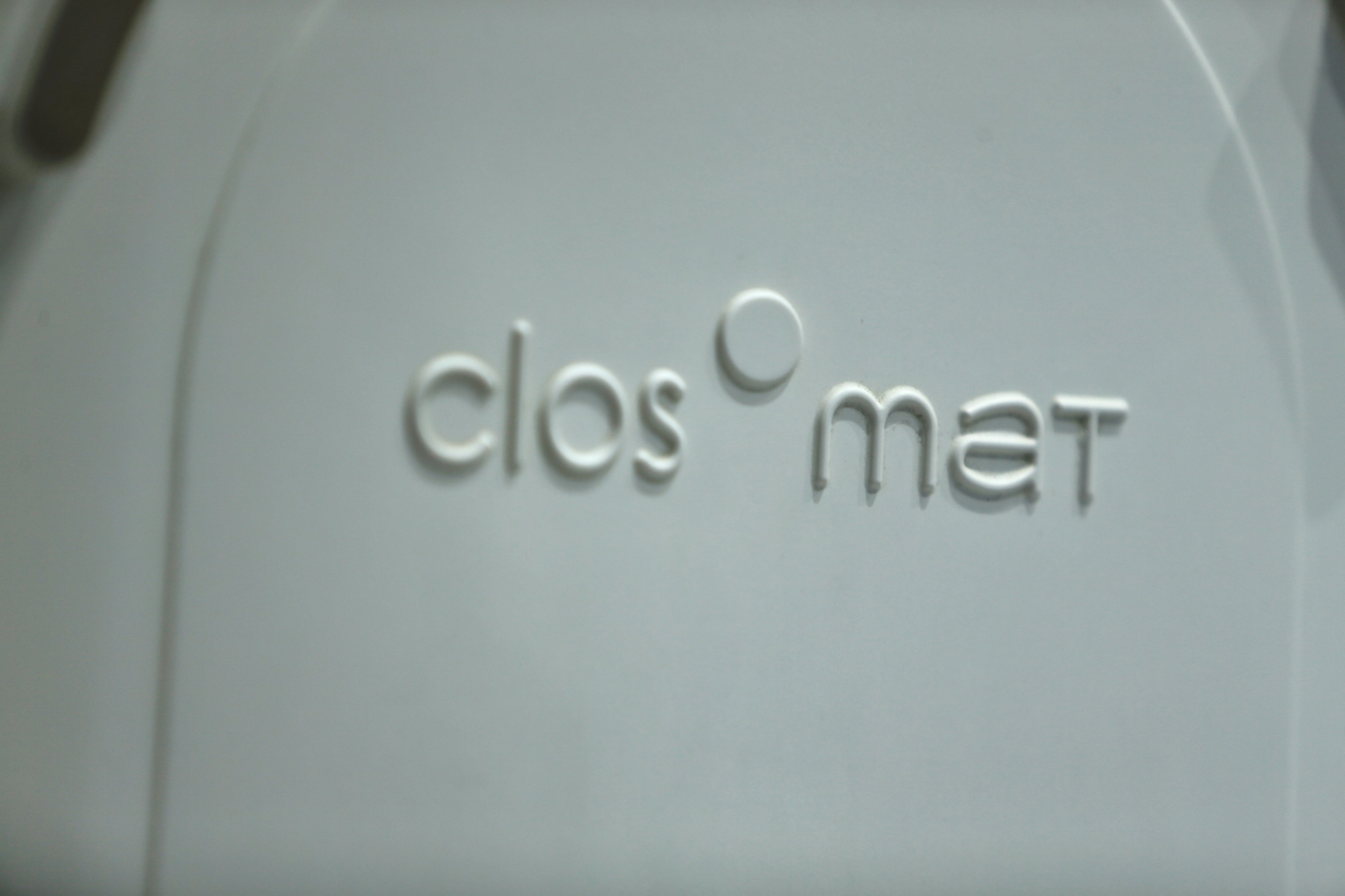 a close up of a white toilet made by close mat at Havendale Accessible Holiday Cottage