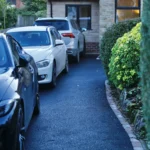 a row of parked cars at Havendale Accessible Holiday Cottage