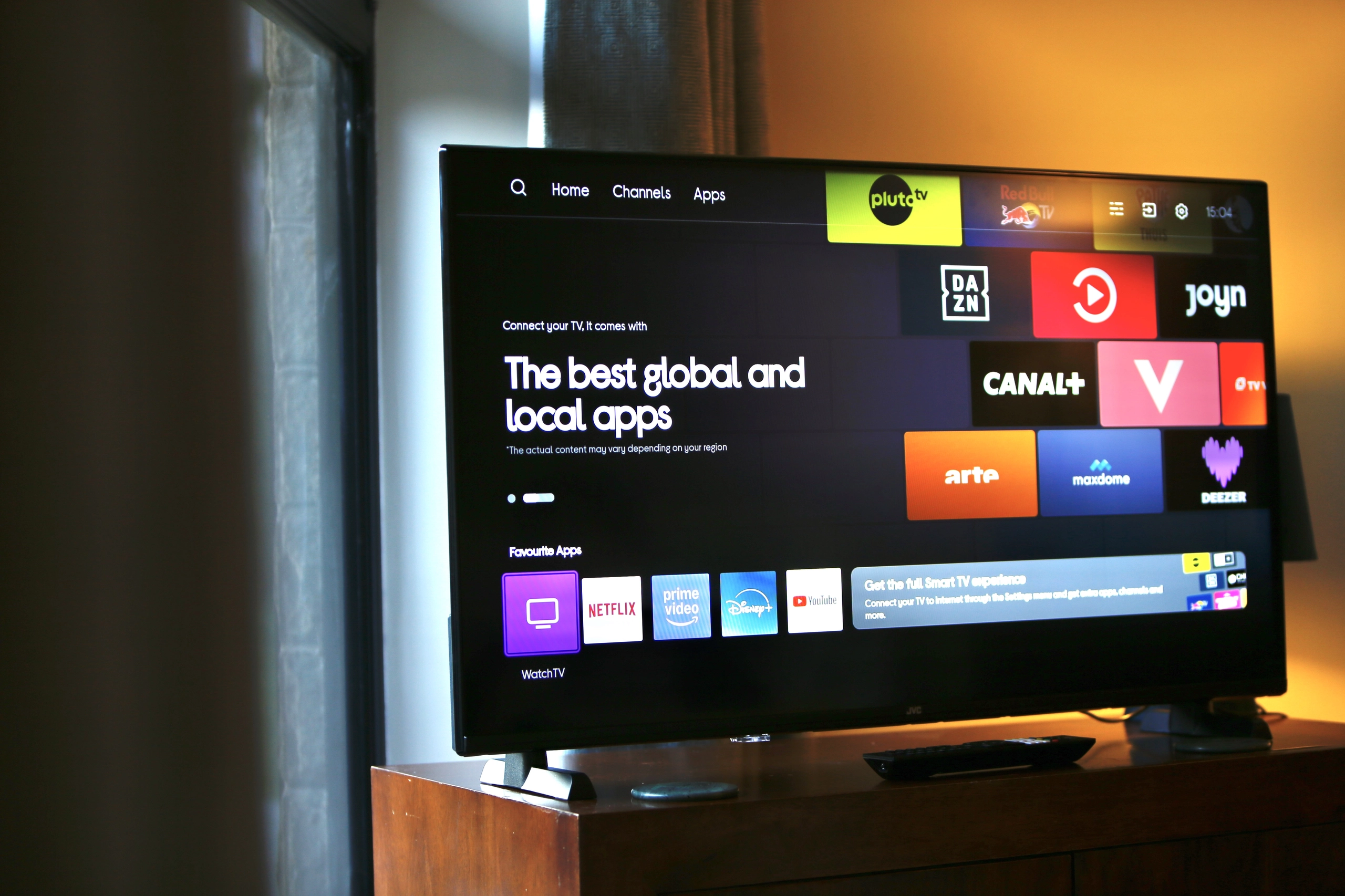 a flat screen tv at Havendale Accessible Holiday Cottage