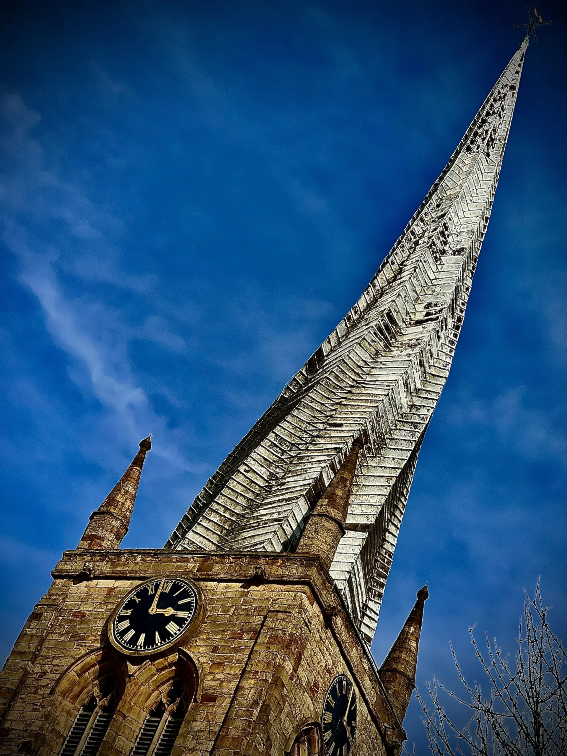 a tall tower in Chesterfield near Havendale Accessible Holiday Cottage