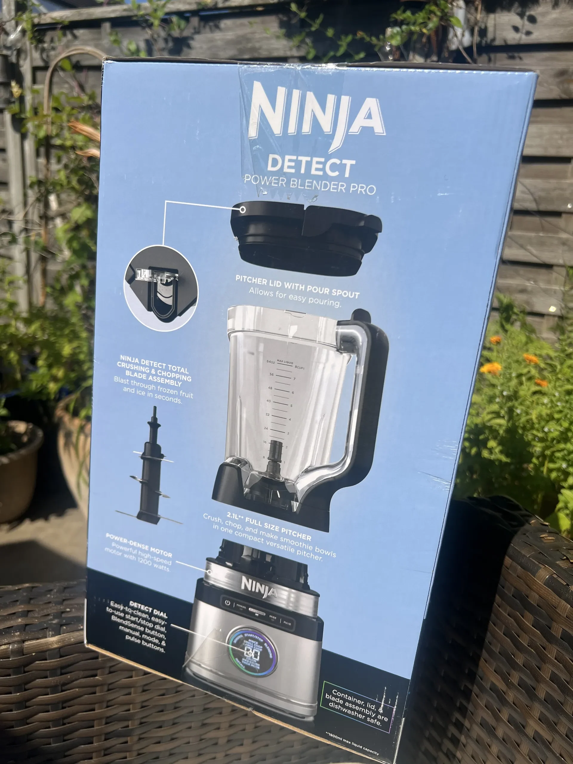 a Ninja blender at Havendale Accessible Holiday Cottage